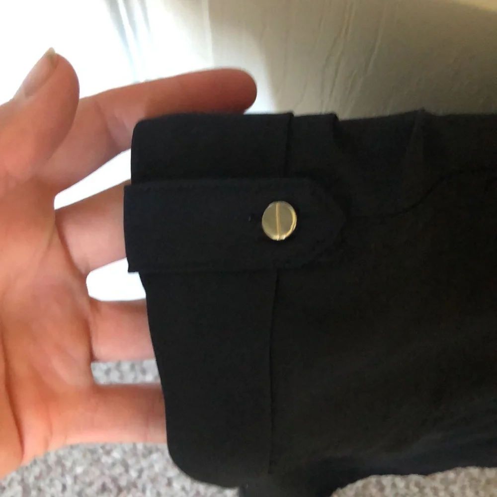 Black Button  summer blouse in Greta condition - Picture 5 of 5